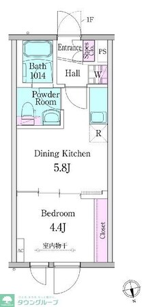 デュオメゾン高円寺駅前の物件間取画像